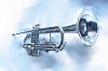 Blue jazz trumpet