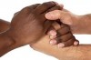 Hands black white